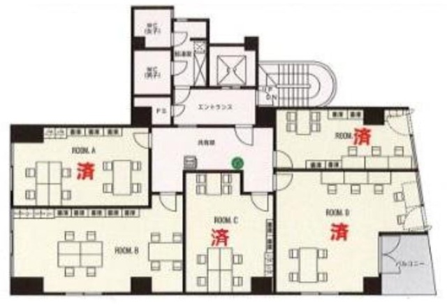 ACN品川御殿山ビルB 間取り図