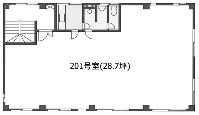 六本木やまうちビル201 間取り図