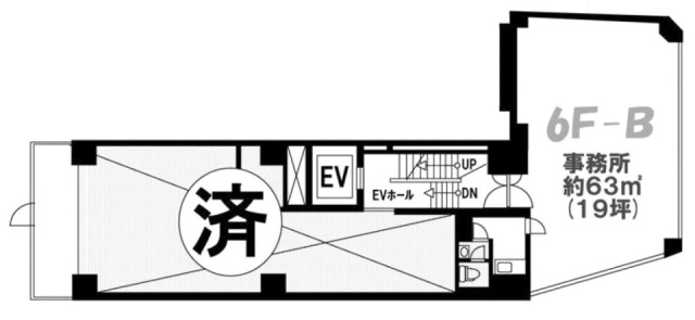 青山パティオビルB 間取り図