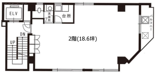 山下ビル2F 間取り図