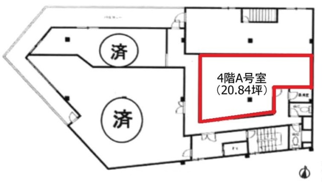 三幸ビルA 間取り図