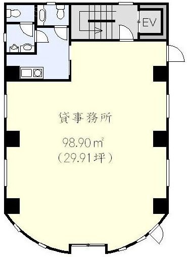 加納ビル3F 間取り図