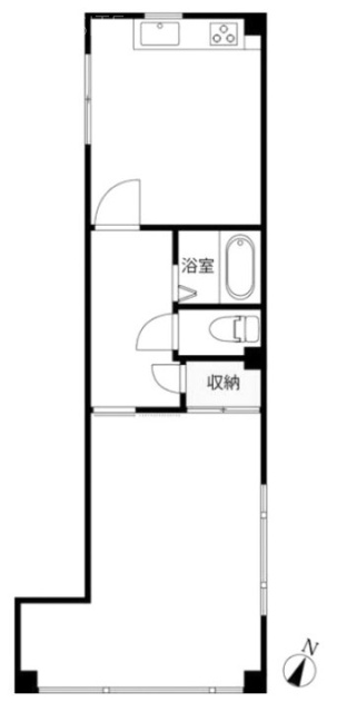 大網ビル4F 間取り図