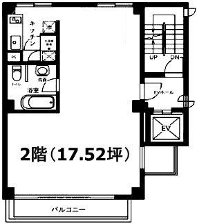 パシフィック青山2F 間取り図