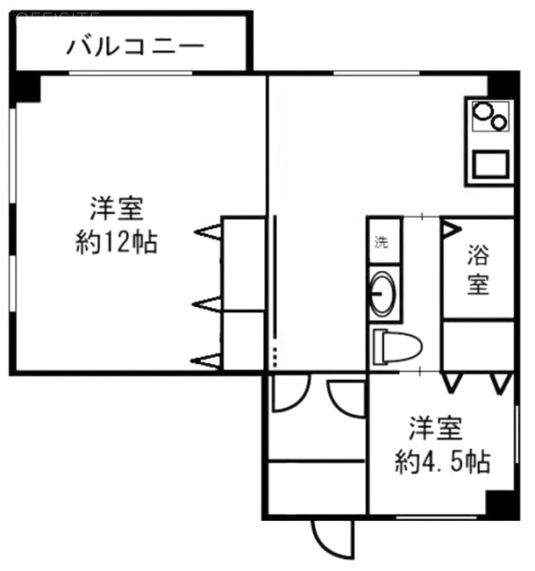 キカクビル403 間取り図