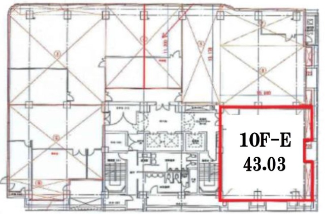 NU関内ビルE 間取り図