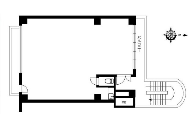 アーバン原宿ビル2F 間取り図