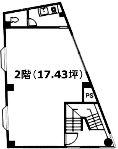 阿佐ヶ谷北6丁目ビル2F 間取り図