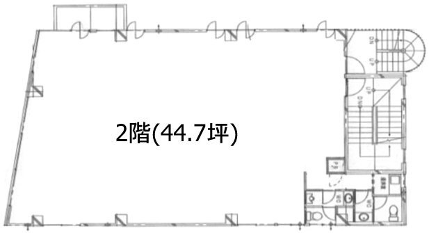 石坂ビル2F 間取り図