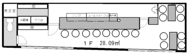 ヴィルス調布ビル1F 間取り図