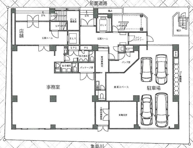 マルキョー新川ビル1F 間取り図
