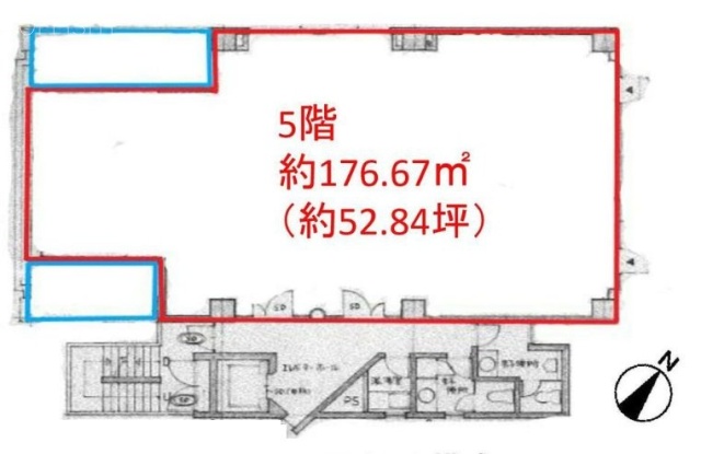 白金台セントラルビル5F 間取り図