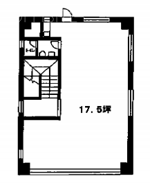 矢作ビル2F 間取り図