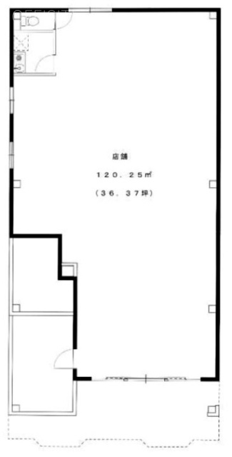 オフサイドビル1F 間取り図