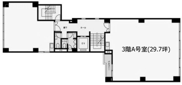 第2一松ビルA 間取り図