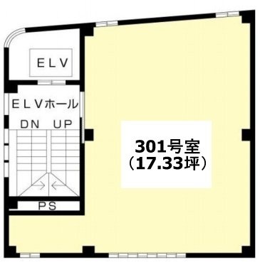 世拡ビル301 間取り図