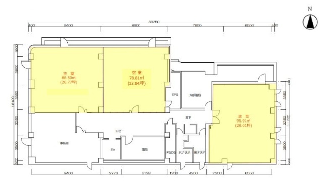 浜松町ビル5F 間取り図