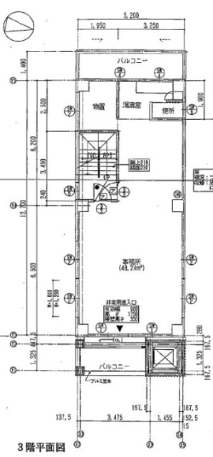 グランバリュー四谷三丁目3F 間取り図