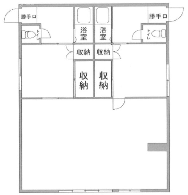 第一アヤメ荘ビル1F 間取り図