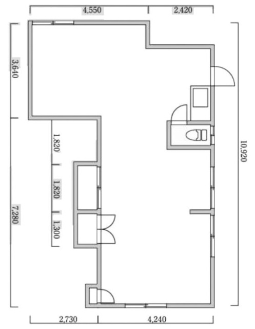 小野寺アパート1F 間取り図