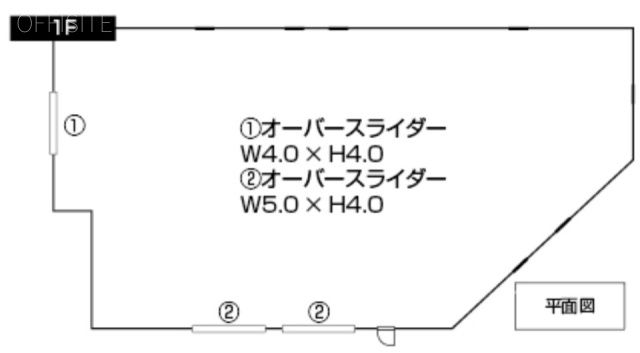 大和5号ビル1F 間取り図