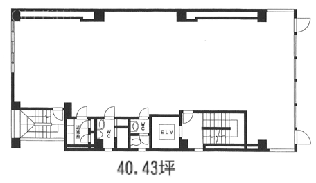 アライビル2F 間取り図
