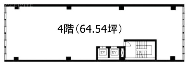 共伸会館ビル4F 間取り図