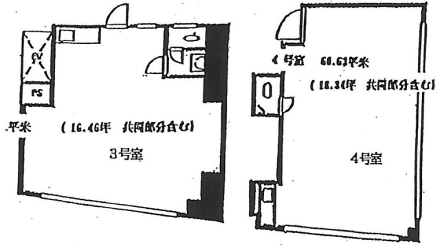 コーワビル1003.1004 間取り図