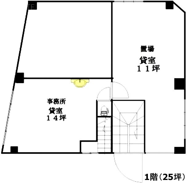 大河原ビル1F 間取り図