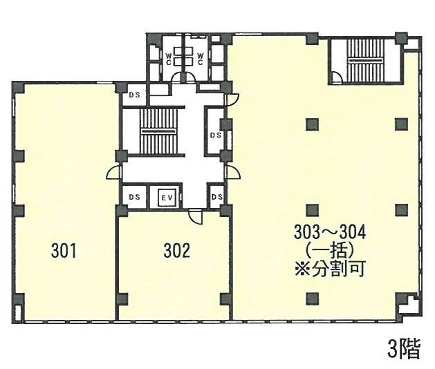 ビルネット館1ビル301 間取り図