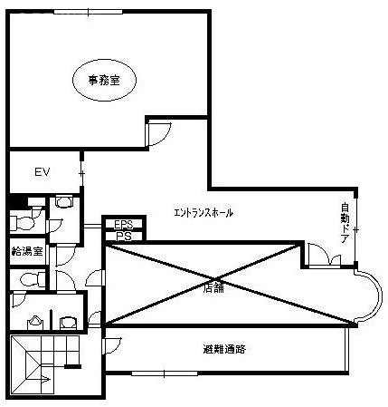 山口建設第2ビル1F 間取り図