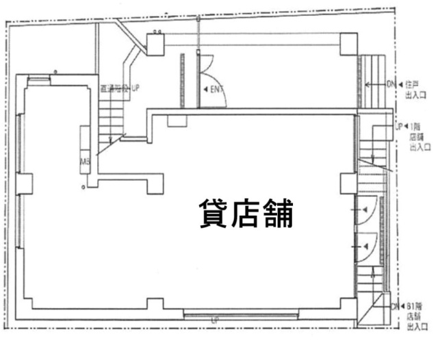 Kukai Terrace祐天寺ANNEXビル1F 間取り図