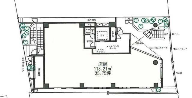 池袋トーセイビル1F 間取り図