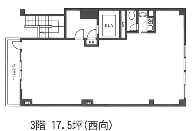 戸塚ビル3F 間取り図