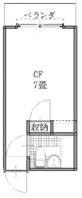 サンパレス新宿707 間取り図