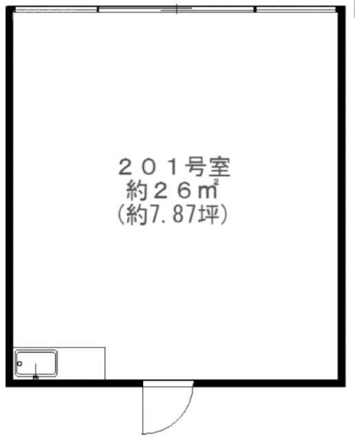 ビジネスハイツ阿佐ヶ谷ビル201 間取り図