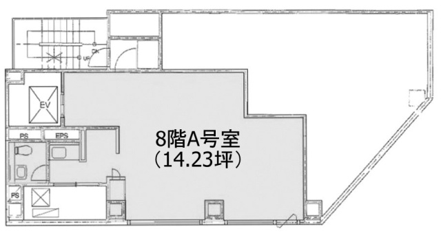 銀座池田園ビルA 間取り図