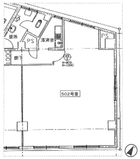 ウインド西神田ビル502 間取り図