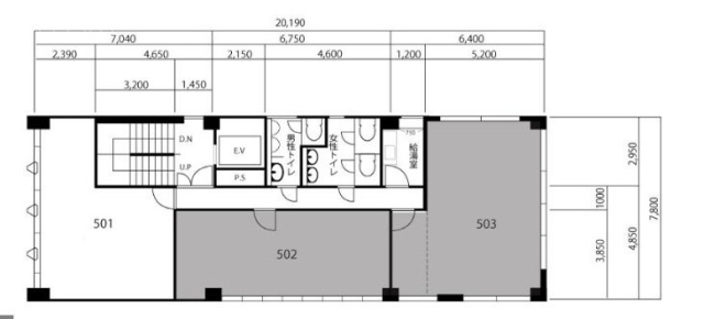 第1井上ビル501 間取り図