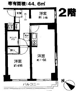 シティコート桜ヶ丘ビル2F 間取り図