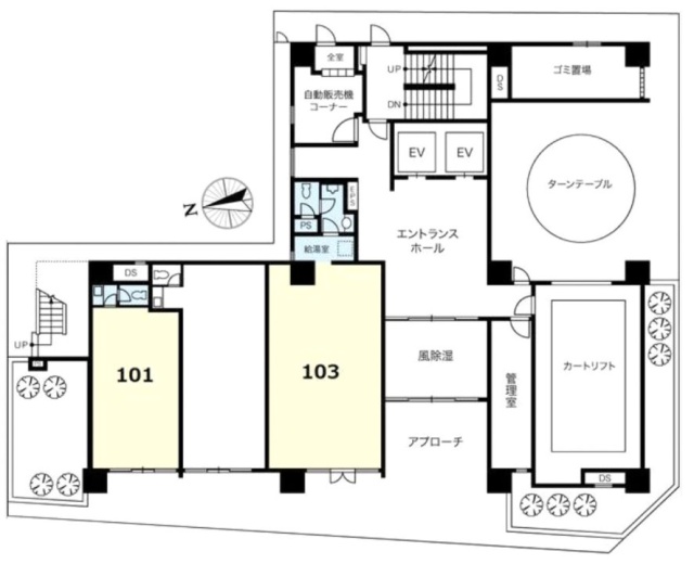 VORT浅草橋101 間取り図