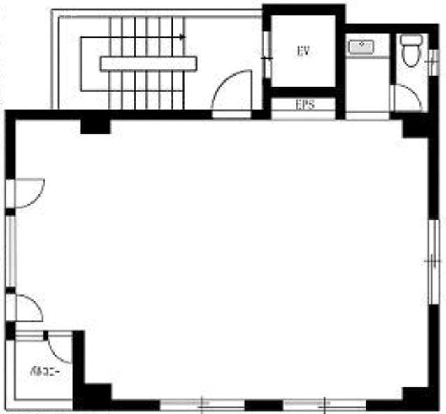 赤坂楓庵ビル2F 間取り図