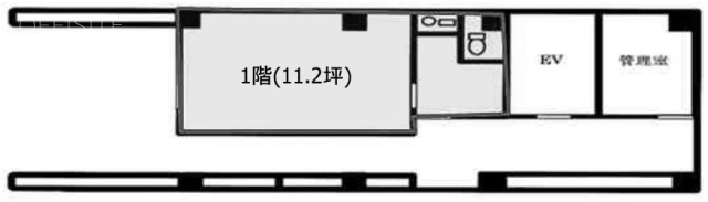 小舟町243ビル1F 間取り図
