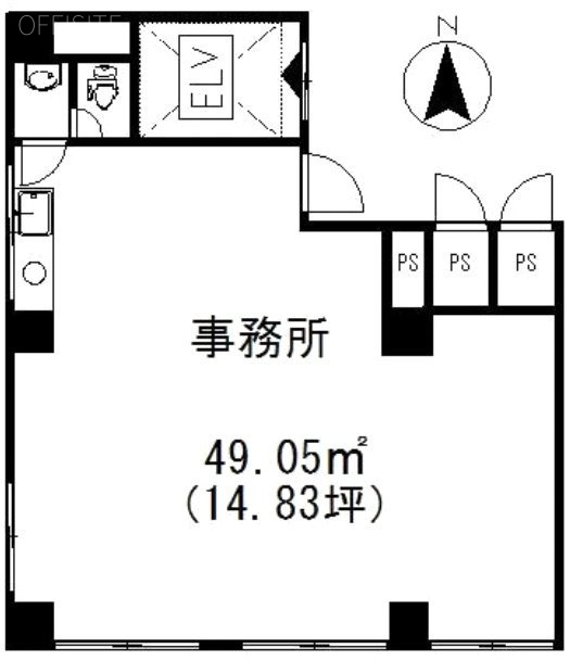 サンレックスビル2F 間取り図