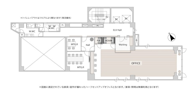 櫻ビル3F 間取り図