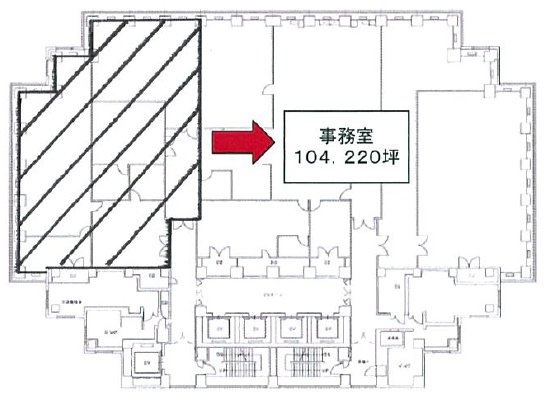 ジェイ・シティタワー18F 間取り図