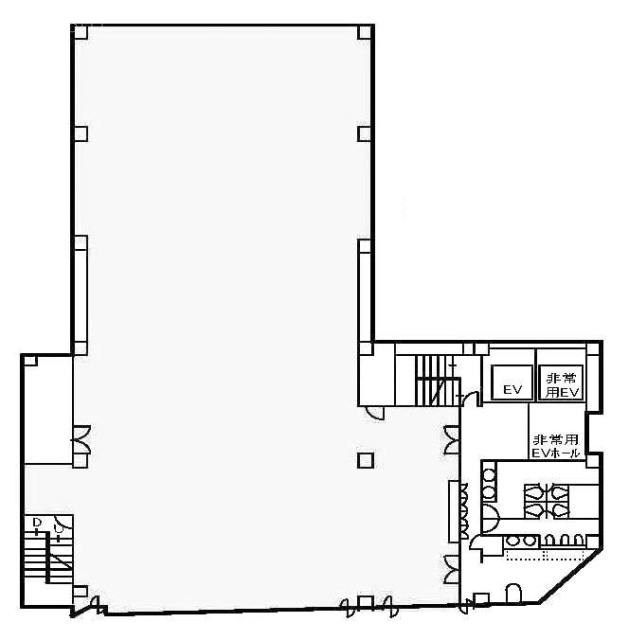 日暮里UCビル5F 間取り図