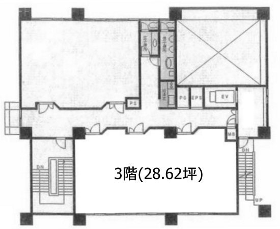 中村ビル3F 間取り図