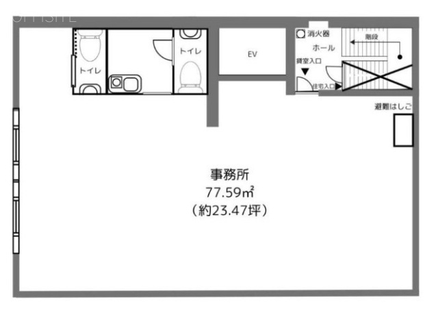 Y-Ⅱビル2F 間取り図