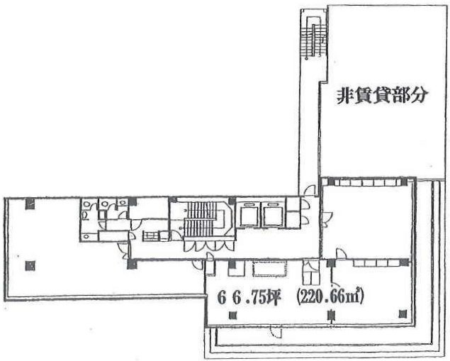 帝都三崎町ビル7F 間取り図